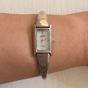 Anne Klein Silver Mother of Pearl Women's Watch